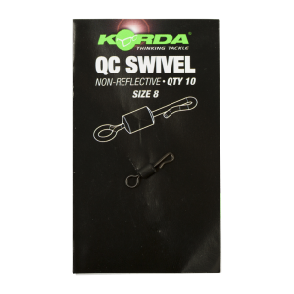 rýchlovýmenný obratlík - korda quick change swivel - veľkosť 8