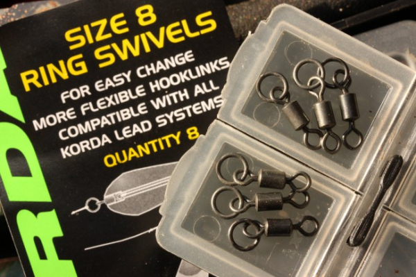 obratlík s krúžkom - korda flexi ring swivels