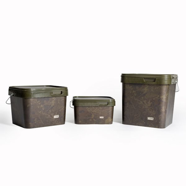 Vedro s vrchnákom Nash Spot On Rectangular Bucket Camo
