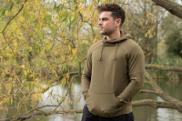 Tenká mikina KORDA Lightweight Hoodie - olivová