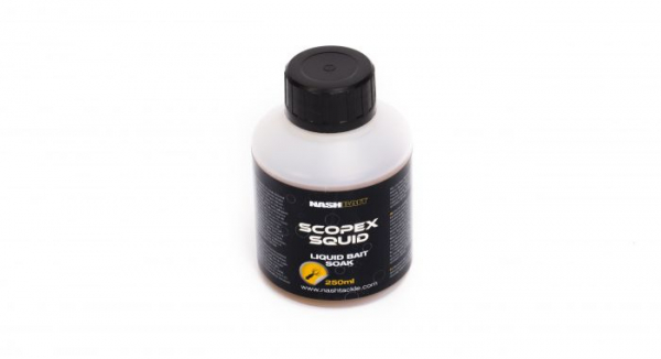 Folyékony atraktor - Nash Scopex Squid Liquid Bait Soak 