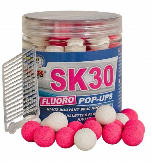 Plovoucí Boilies - Starbaits Fluoro Pop ups SK30 10mm