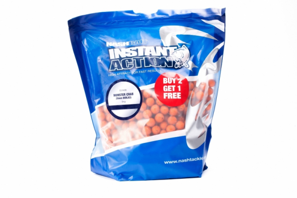 Boilies - Nash Instant Action Squid and Krill