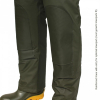 Nepromokavé zateplené kalhoty - Team Vass 175 Winter Lined Bib & Brace Khaki ‘Edition 4’ (Waterproof & Breathable)