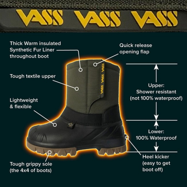 Zateplené boty Vass Hybrid ‘Thermo’ Fishing Boot