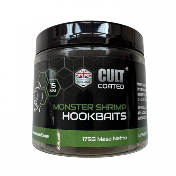 Obaľované Wafters Nash Monster Shrimp Cult Coated Hookbaits