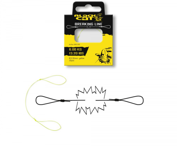 TRHACÍ VLASEC - BLACK CAT ŽLTÁ 6,00KG,13, Ø0,30MM 10KS