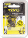 Hármas horog - BLACK CAT CURVED POINT TREBLE HOOK