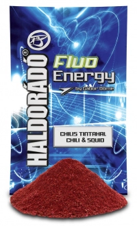 Vnadící směs Haldorádó Fluo Energy Chili & Squid 800g