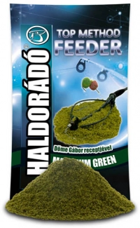 Vnadiaca zmes Haldorádó TOP Method Feeder Maximum Green 800g
