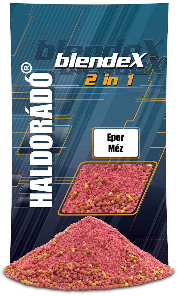 Etetőanyag Haldorádó BlendeX 2 in 1 Eper - Méz 800g