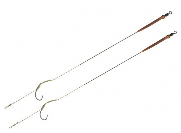 Kötött horog Delphin THE END Skin rig 20cm / 25lbs - 2db