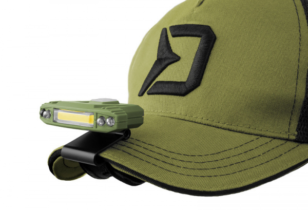 Čelová lampa Delphin RAZOR USB