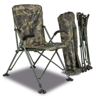 Horgász szék - Solar Undercover Camo Easy Chair - High