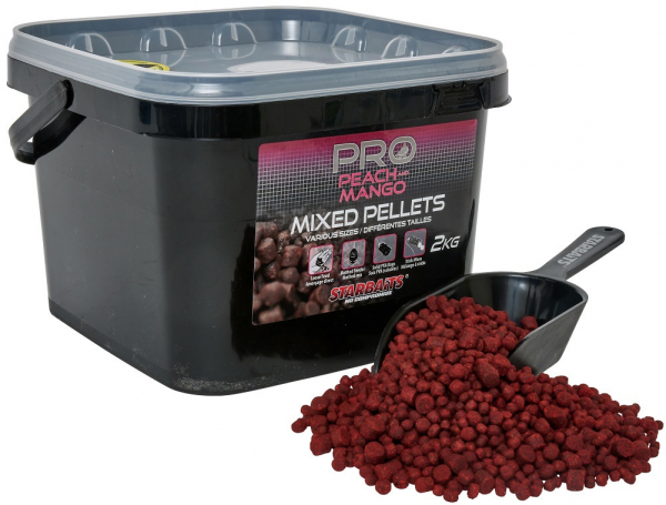 Pellet - Starbaits Pro Peach & Mango Pellet 2Kg mix