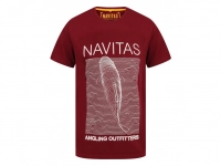 Tričko - Navitas Joy Burgundy T-Shirt