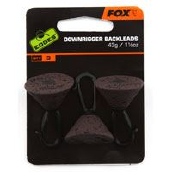 Zsinór süllyesztő ólom - Fox EDGES™ Downrigger Back Leads - 43gm - 1.5oz
