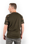 Rövidujjú póló - Fox Camo/Khaki Chest Print T-Shirt