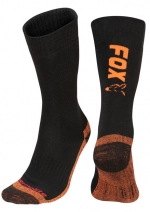 Zokni - Fox Black / Orange Thermolite long sock 6 - 9 (Eu 40-43)