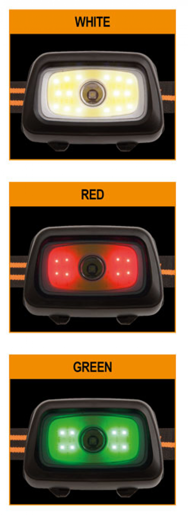 Čelová lampa - Fox Halo Multi-Colour Headtorch