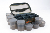 Táska 8db csalis tégellyel - Fox Camolite™ Glug 8 Pot Case