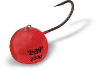 Jigová hlava - 80G RED BLACK CAT FIRE-BALL 1pcs