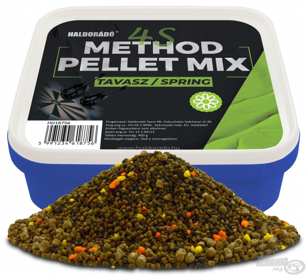 Haldorádó 4S method pellet mix - spring/jaro 400g