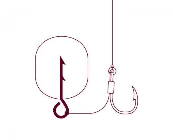 Nástrahový osten Delphin STINGER / černý / 10ks