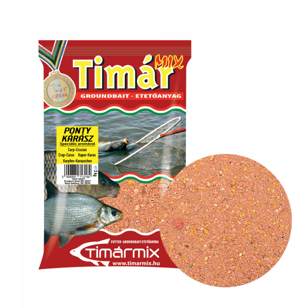 Etetőanyag Timár Mix Ponty Kárász Piros 3kg