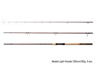 Feedrové prut Delphin MAGMA M3 Light feeder / 3 díly 330cm/90g