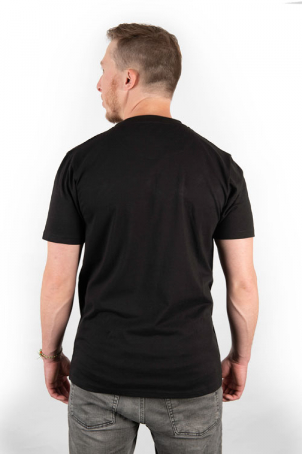 Tričko - Fox Black/Camo Chest Print T-Shirt