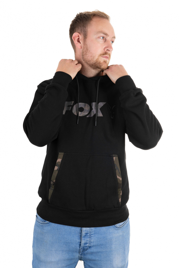 Pulóver - FOX BLACK/CAMO HOODY