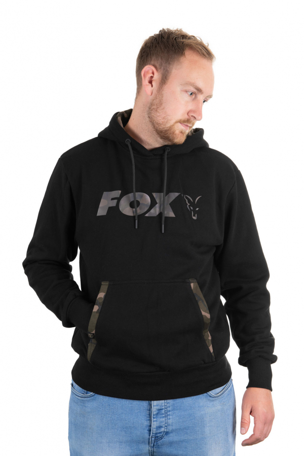 Pulóver - FOX BLACK/CAMO HOODY