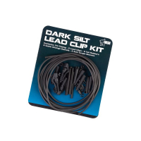 Ólomklipsz szerelék szett - Nash Lead Clip Pack Dark Silt