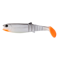 Gumové nástrahy - Savage Gear LB Cannibal Shad - White/Black