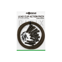 Ólom kapocs szett - Korda Basix Lead Clip Action Pack