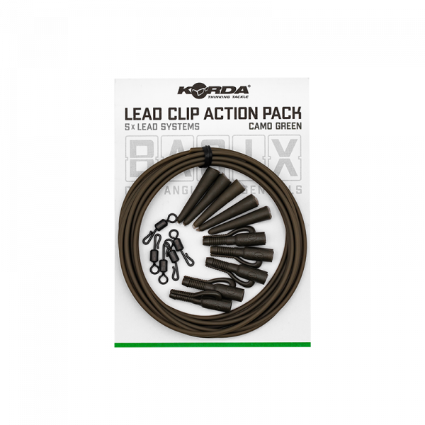 Ólom kapocs szett - Korda Basix Lead Clip Action Pack