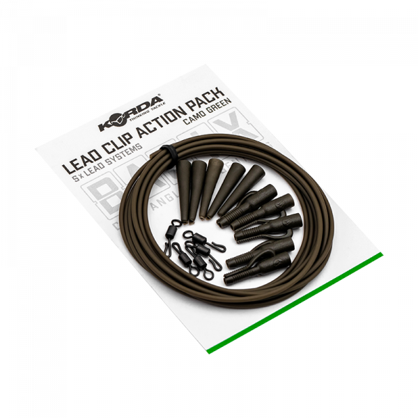 Ólom kapocs szett - Korda Basix Lead Clip Action Pack