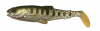 Gumové nástrahy - Savage Gear craft cannibal paddle tail OLIVE PEARL SILVER SMOLT