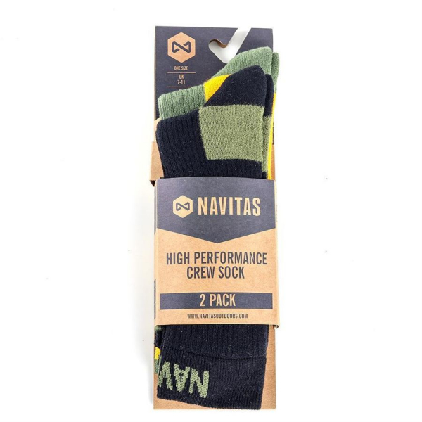 Ponožky - Navitas Coolmax Crew Sock Twin Pack Velkosť 41-45