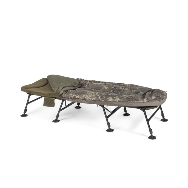 Lehátko Nash Indulgence HD40 8 Leg Sleep System Camo Emperor Indulgence