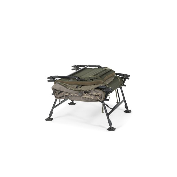 Lehátko Nash Indulgence HD40 8 Leg Sleep System Camo Emperor Indulgence