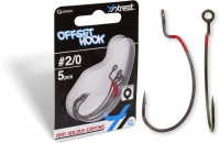 Offset háčiky - QUANTUM 4STREET OFFSET HOOK DG BLACK RED