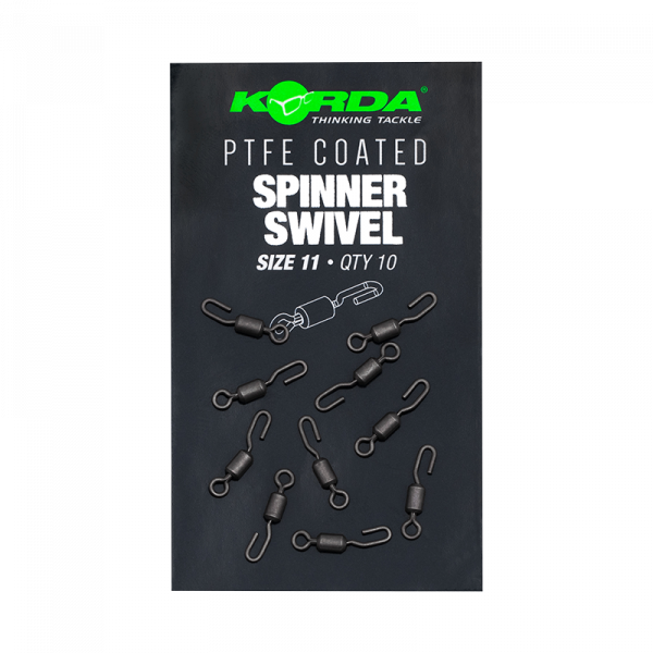 Ronnie Rig forgókapocs - Korda PTFE Spinner Swivel Size 11 (8pcs)