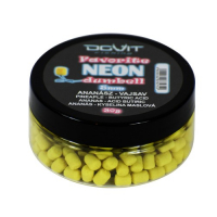 Ballanszírozott csali - Dovit Favorite dumbell Neon 5mm - Ananász-vajsav