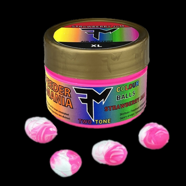 FeederMania - COLOUR BALLS TWO TONE STRAWBERRY JAM XL