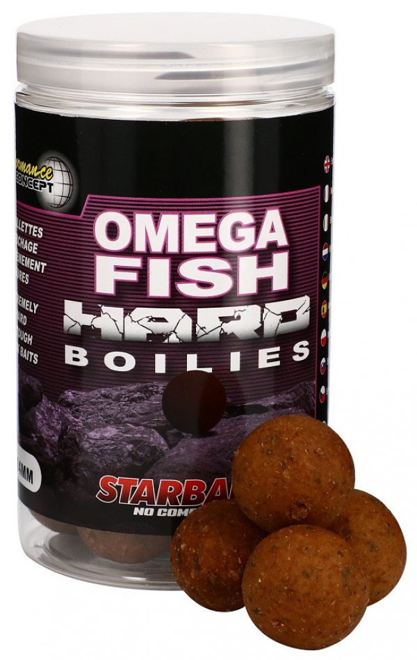 Hard Boilies - Starbaits Omega Fish Hard Boilies 24mm 200g