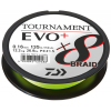 Fonott zsinór - DAIWA TOURNAMENT X8 BRAID EVO+ CHARTREUSE 135 m