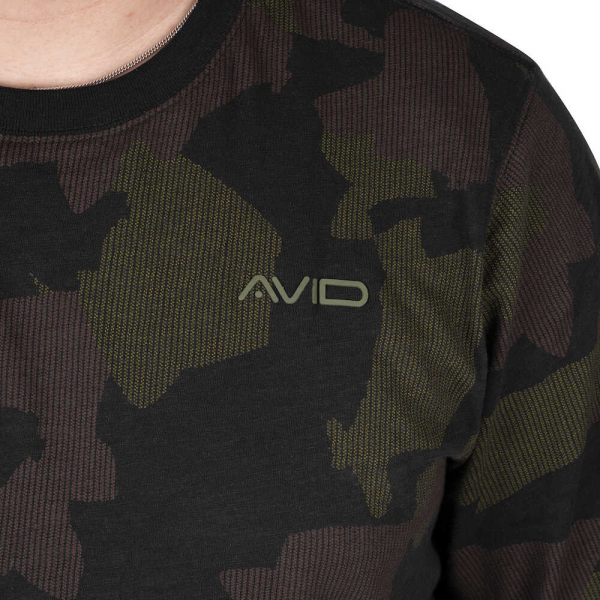 Póló - Avid Distortion Camo Lite T-Shirt- Long Sleeve
