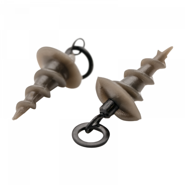 Csali csavar mikro forgóval - Korda Micro Ring Swivel Bait Screw Medium (5pcs)